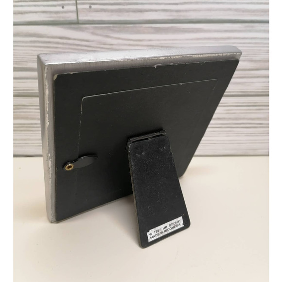 Vintage CARR Small Silver Gold Heart Frame 3.5x3.5 - Picture 5 of 7